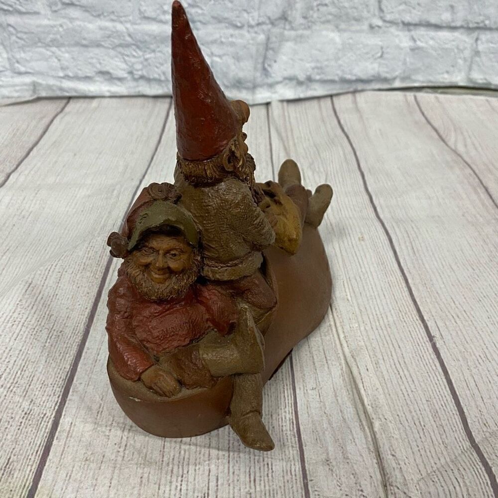 Vintage 1984 Tom Clark Winkin Blinkin and Nod golf gnomes